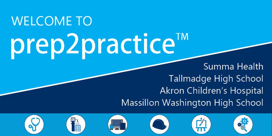 WellLink_HA's tweet photo. .@SummaHealth, Tallmadge High School, @AkronChildrens and @massillonwhs will begin utilizing our online job shadowing tool, #prep2practice™! https://t.co/S1EeL0uBoQ
