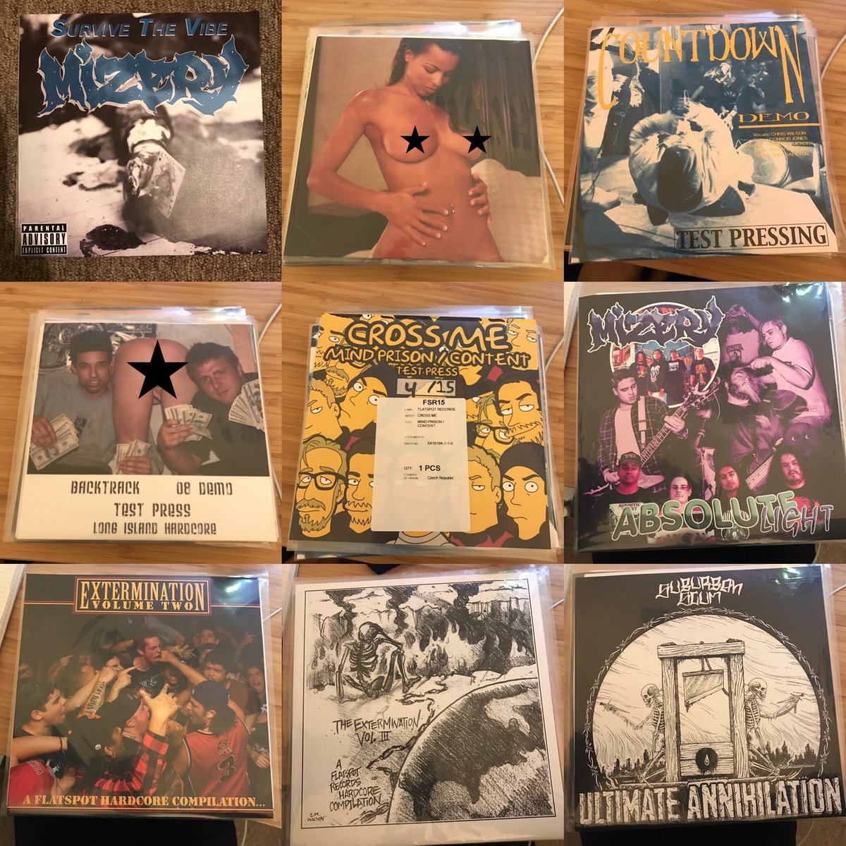 Flatspot Test Presses up now on Ebay: TUI, Backtrack, Mizery, Sub Scum, Countdown &amp; More!

ebay.to/2h2PzIv