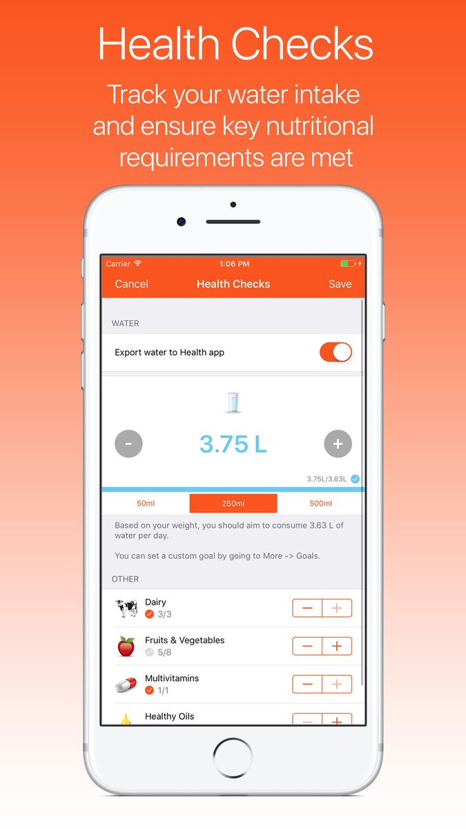 ProTrackerApp's tweet image. To all our users, thank you for being patient with this new update that has loads of new features, including calorie and water tracking!