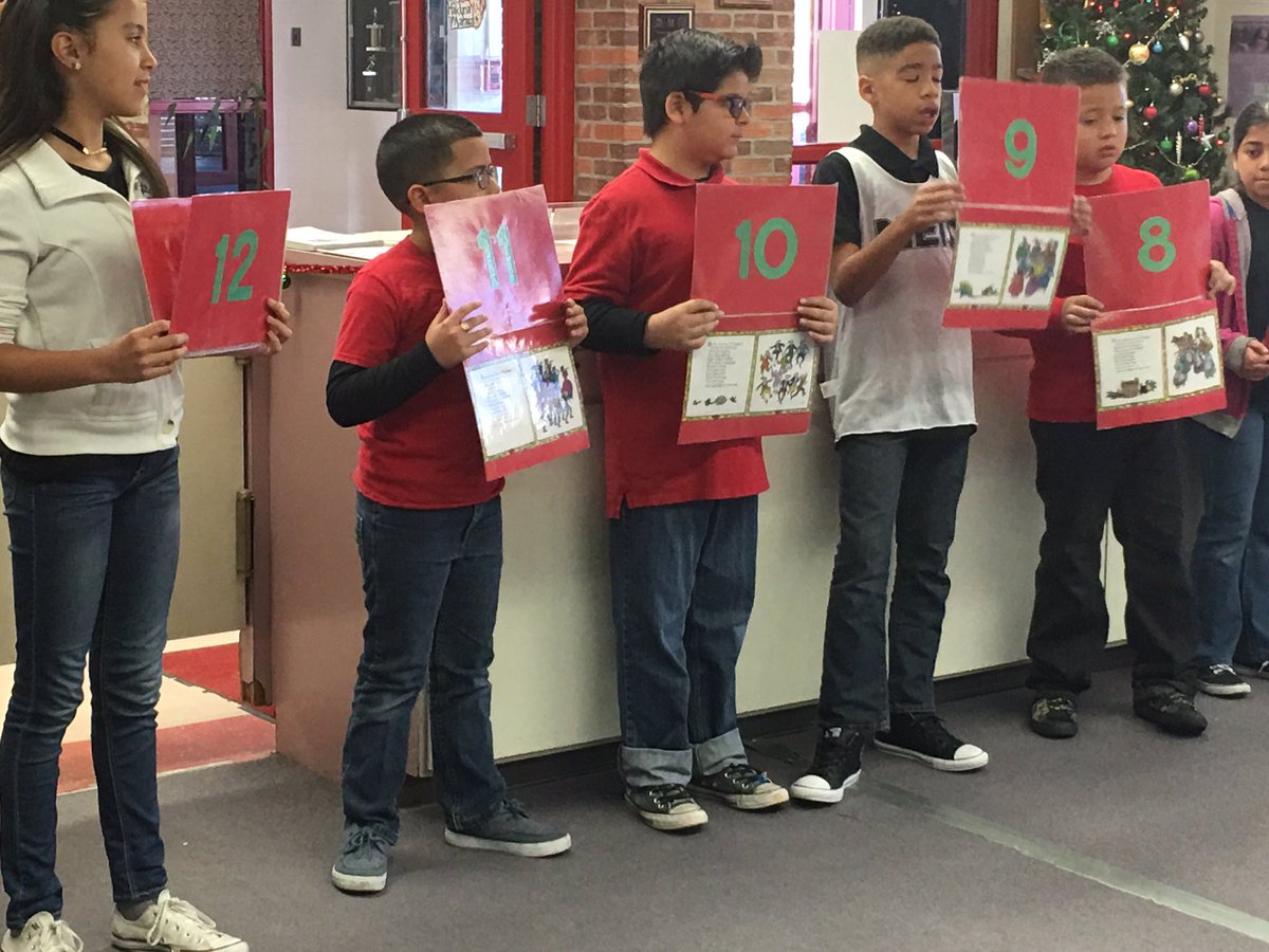 TravisTornados's tweet photo. The 12 Days of Christmas by Ms. Alexander's TLT group. #IamEPISD #teamtravis #tornadostrong https://t.co/btdDOoiea6