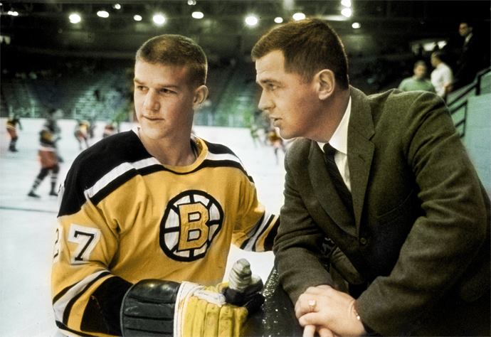 From the HHOF Photo Archives - a very young Bobby Orr at his first NHL training camp.