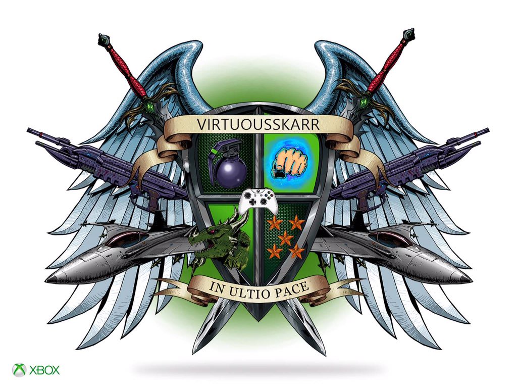Travelers_Guard's tweet photo. This years Xbox Crest https://t.co/GcxRQEmtY7