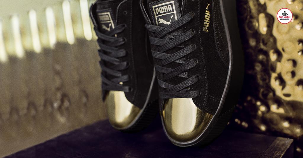 puma sneakers gold toe