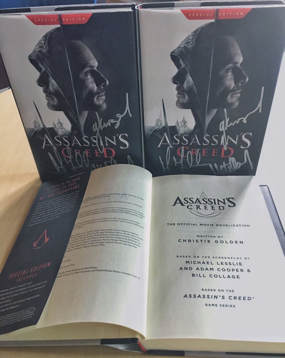RT for a chance to win an #AssassinsCreedMovie Novelization signed by the cast! #ACSweepstakes

Official Rules: bit.ly/ACMNovelOffici…