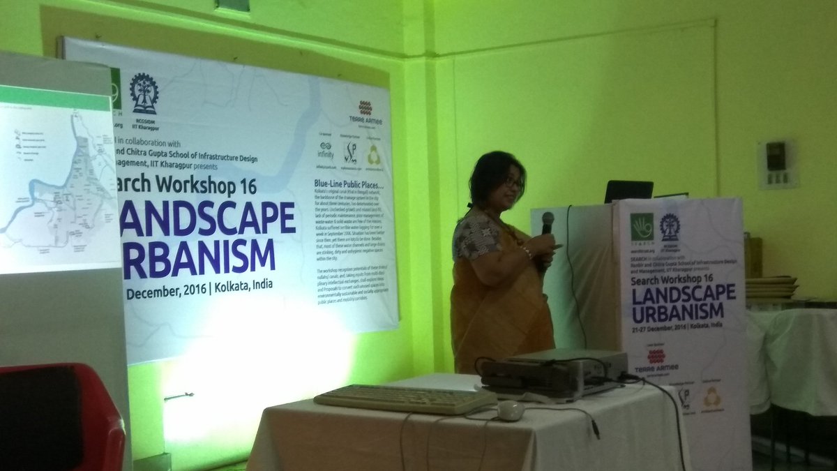 thinksaurabh's tweet photo. Dr. Chandrima Sinha on Ecology #SearchWorkshop16 #landscapeUrbanism https://t.co/1U67SVyIgA