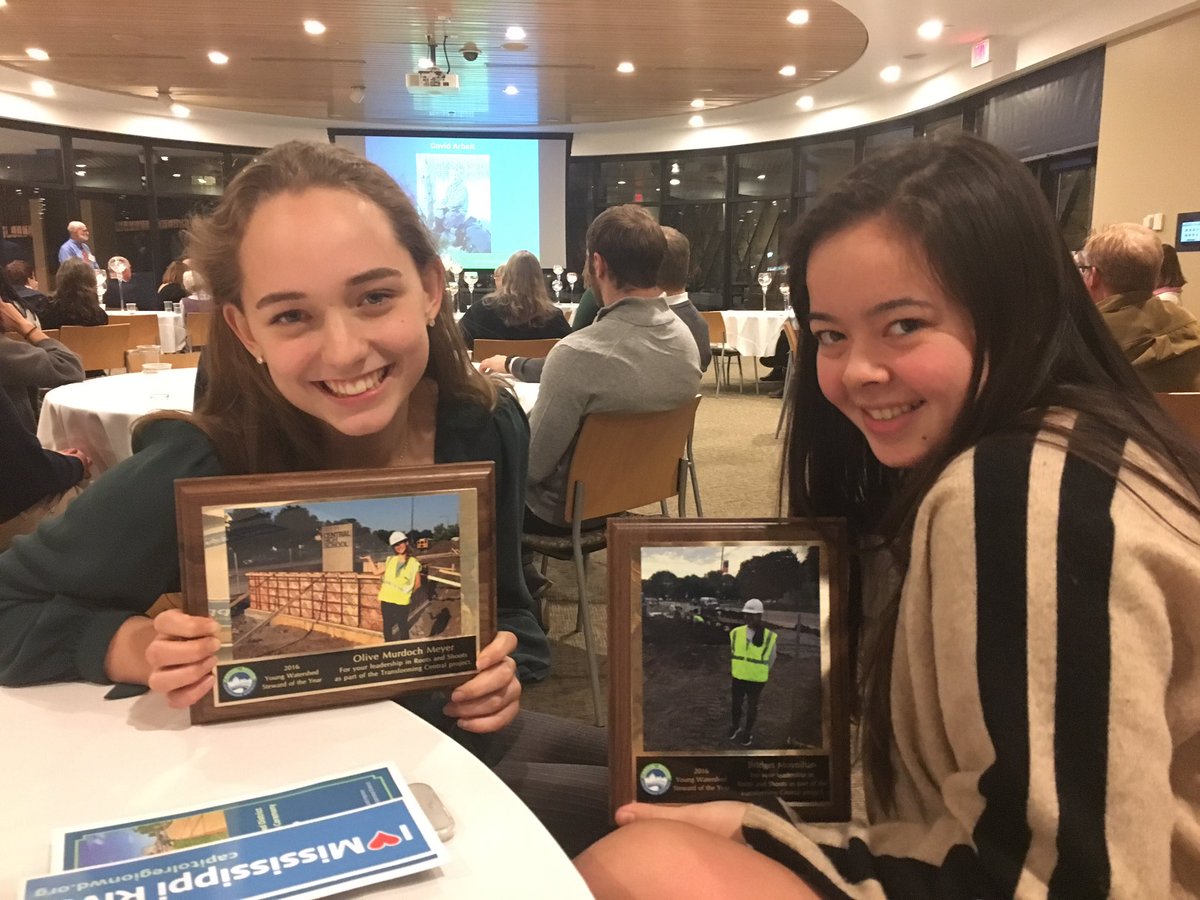 TransformingCHS's tweet photo. Congrats to @CHSRootsNShoots Olive and Bridget for receiving the Capitol Region Watershed District's Young Watershed Steward Award https://t.co/ikfGYTvQ08
