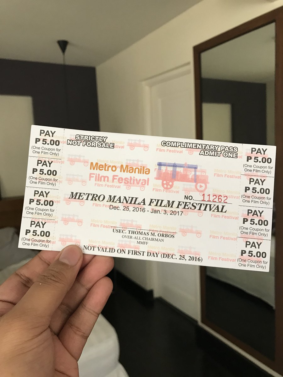 TheodoreBoborol's tweet photo. Thank you @ImoiraL for this seasonβs golden ticket, the #MMFF2016 festival pass! π±β€ #watchingALLmovies #supportMMFF2016 https://t.co/MAWrsV3R5C