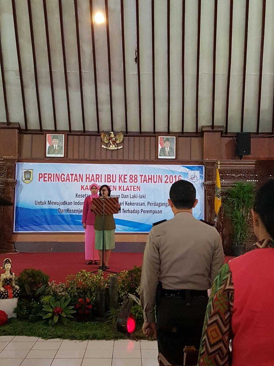 Selamat hari ibu..
Peringatan Hari Ibu ke 88 Kab. Klaten