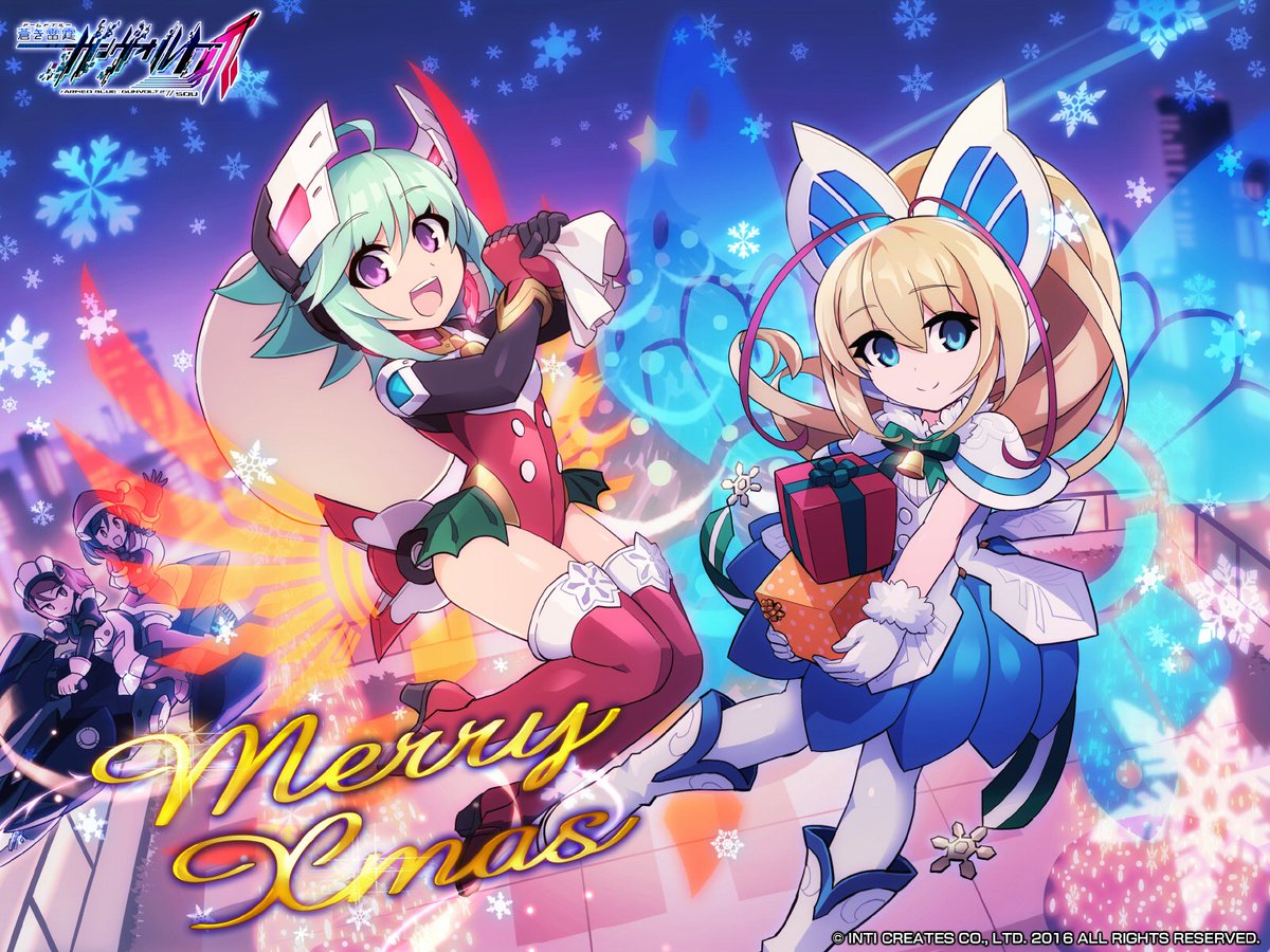 Inti Creates Official در توییتر 壁紙 Merry Christmas 電子の謡精 サイバーディヴァ モルフォ シアン ちゃんとroroちゃんのクリスマス壁紙をプレゼント クリスマス Christmas Gunvolt ガンヴォルト T Co Qcyc3kxjw8 T Co Wpsbpjolda