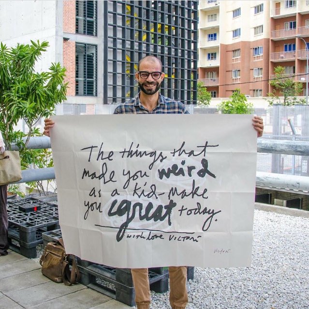 kualalumpur_cm's tweet photo. Good morning KL! We HAVE to share with you this daily word reminder by @jamesvictore. #stayweird #cmSummit16. https://t.co/bqPeKvA3X3