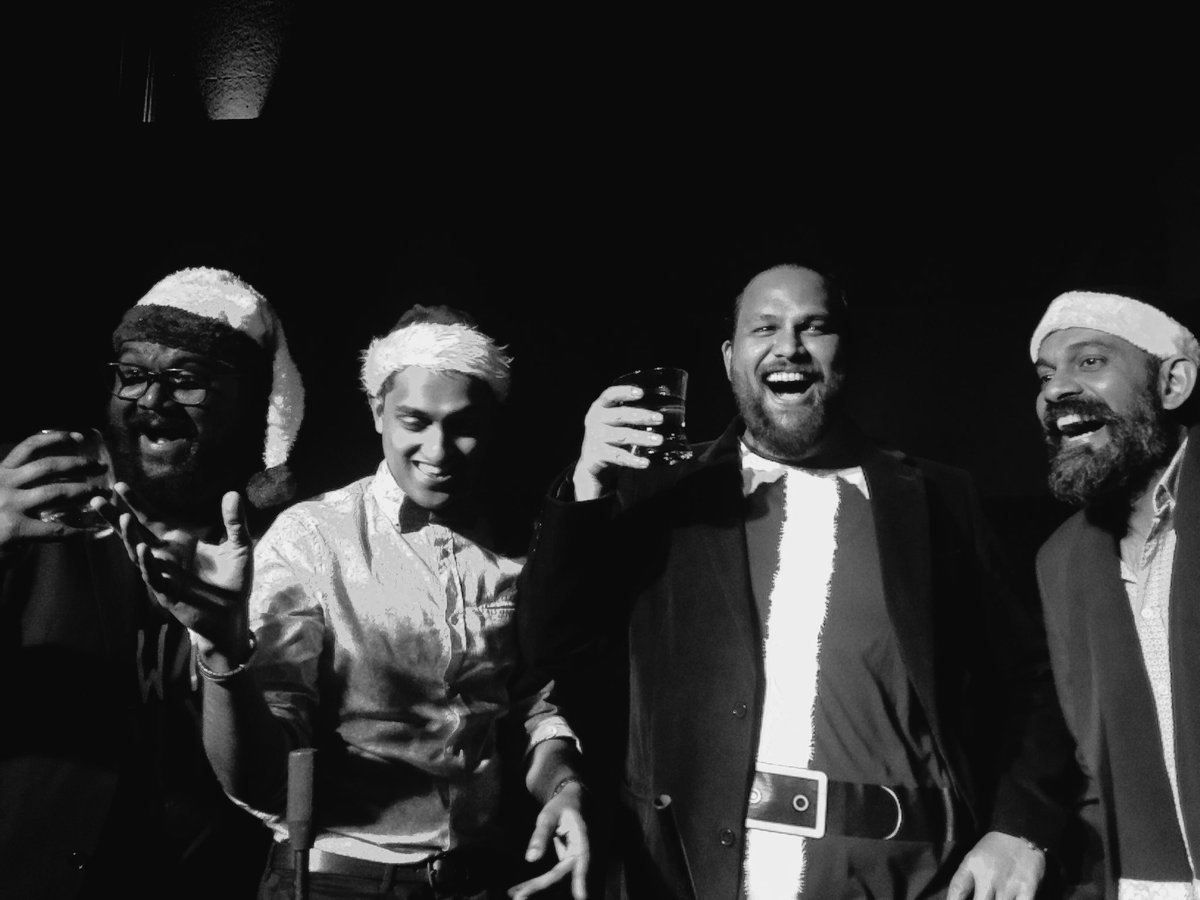 opusbangalore's tweet photo. Bring in Christmas this yr with these 4 boys @cafemojoblr @carltonbraganza @abhijitgupta @PluggNetworks #Christmas16 https://t.co/xKBCEO0Fxs