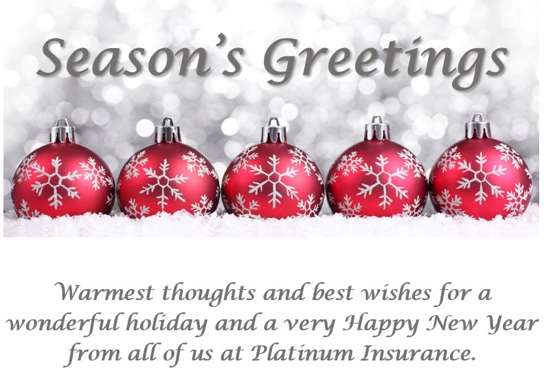 PlatinumInsur's tweet photo. Season's Greetings! https://t.co/UWobNrTfhX