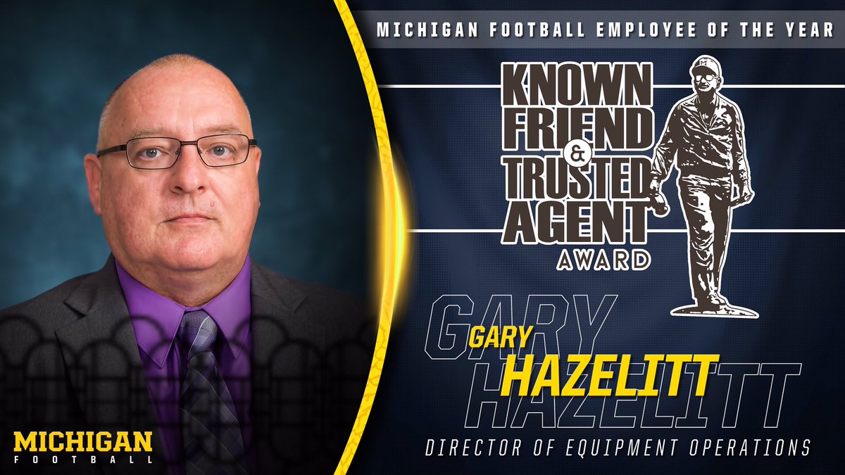 In nearly unanimous pick Gary Hazelitt, epitome of known friend &amp; trusted agent, wins employee of the year. Better luck next year to others.