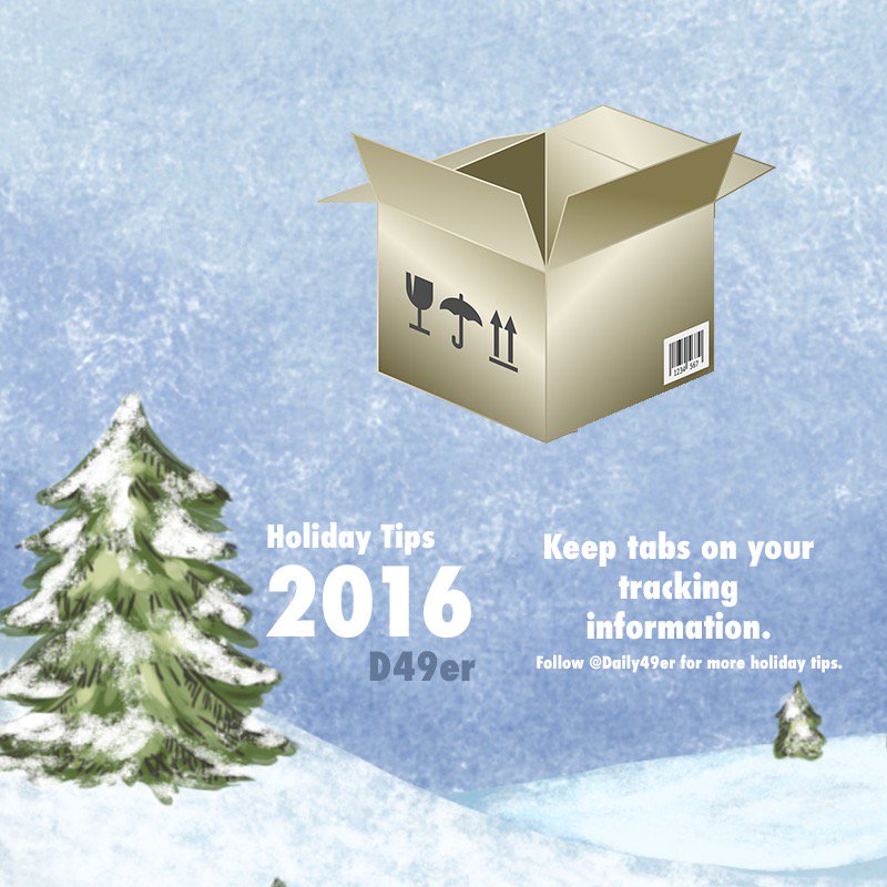 Holiday Tips: Regularly check your tracking information so you'll know your package is on its way.
#CSULB #Holidays #49erNow https://t.co/hbfow7EWEN