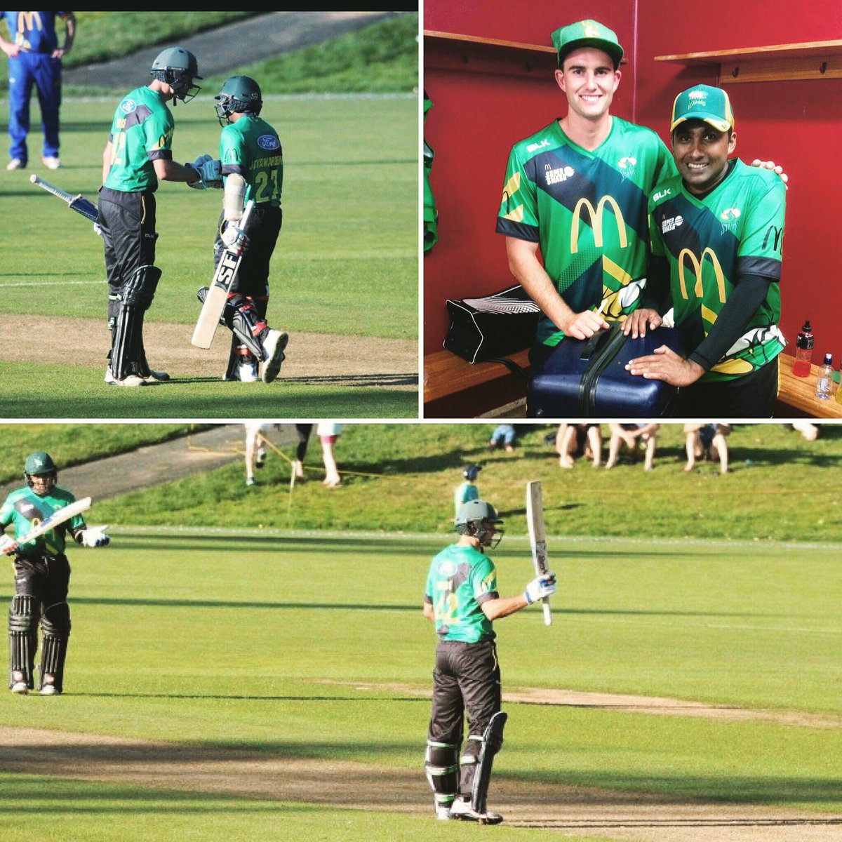 TomBruce42's tweet photo. Gutted to be on the wrong side of an unbelievable game yesterday, still special sharing a partnership with a legend of the game @MahelaJay https://t.co/d3WoRPbVun