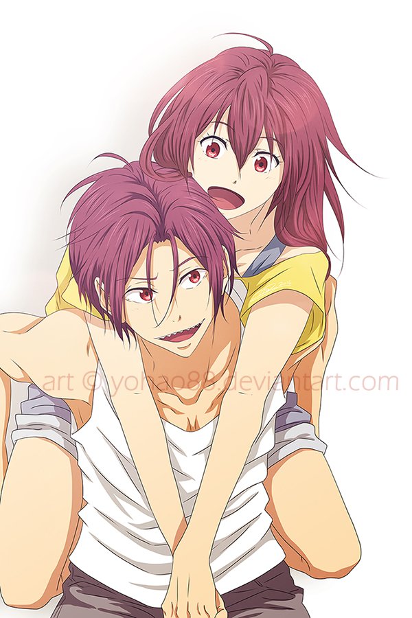 Yohao They Are Too Cute For Words Rin Gou 松岡凛 凛 松岡江 江 Yohao T Co Vpelvsu4lv T Co Mgbvzisb79