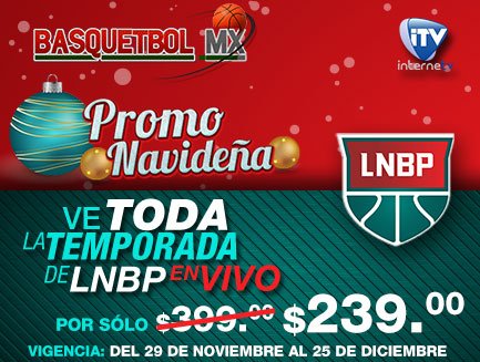 ¡Te invitamos a que no te pierdas la temporada del mejor baloncesto! a través de basquetbolmx.com