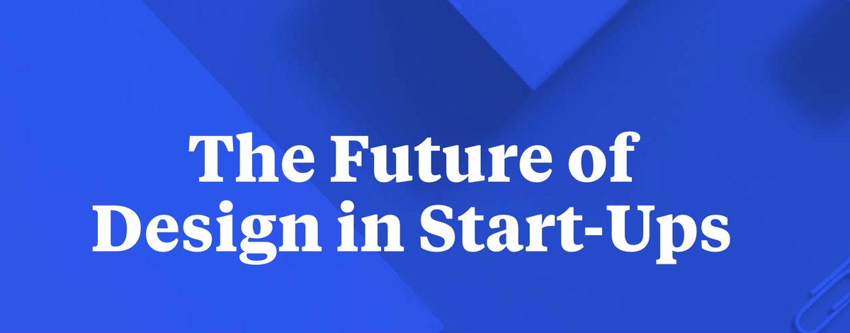 Design-Mature start-ups see higher sales, consumer engagement &amp; customer retention. See the stats: bit.ly/2gLzir7