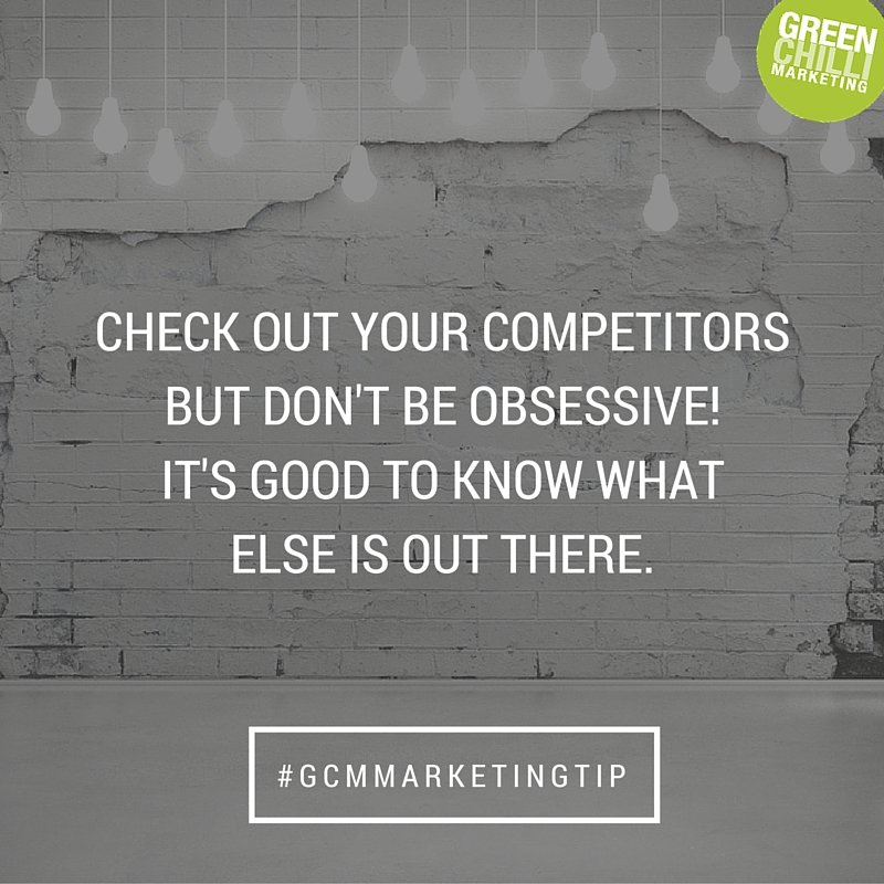 ChilliMarketing's tweet photo. Do you know what your competitors are up to? #remaincompetitive #marketingstrategy #gcmmarketingtip https://t.co/421arRtep6