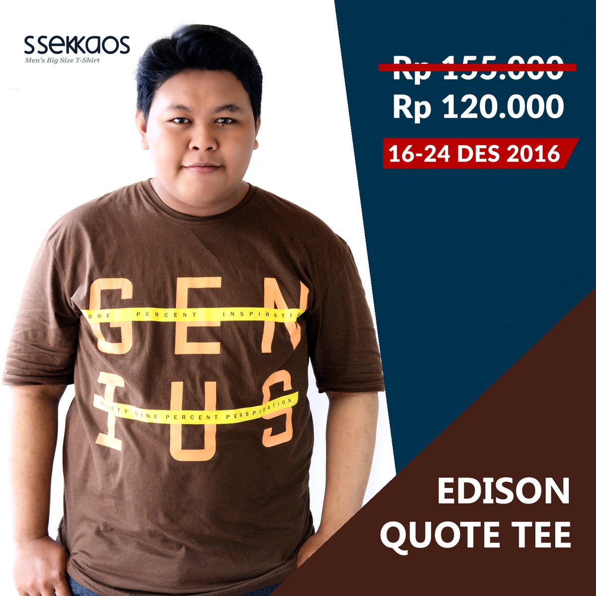 ssekkaos's tweet photo. Kaos Big Size berkualitas

Buruan, diskon hanya berlaku sampai 24 Des 2016
#kaosbigsize #kaosjumbopria  #SelamatHariIbu #omteloletom https://t.co/YP8eaUl0ny