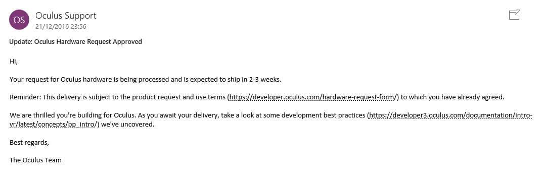 FrightDevBlog's tweet image. Christmas is being too good to us. Thanks Oculus #indiegame #indiedev #VR