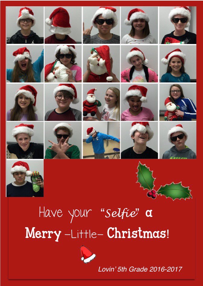 AnnaDimeo1's tweet photo. Have your "Selfie" a Merry little Christmas! #EC_Hartman #EC_proud https://t.co/KEU4AWugeT