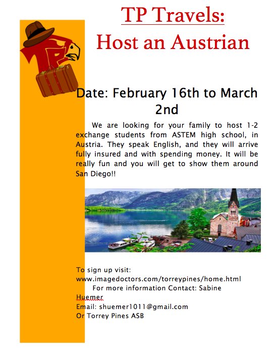 A Torrey Pines special event is coming up! Be sure to sign up before all 53 spots are filled!