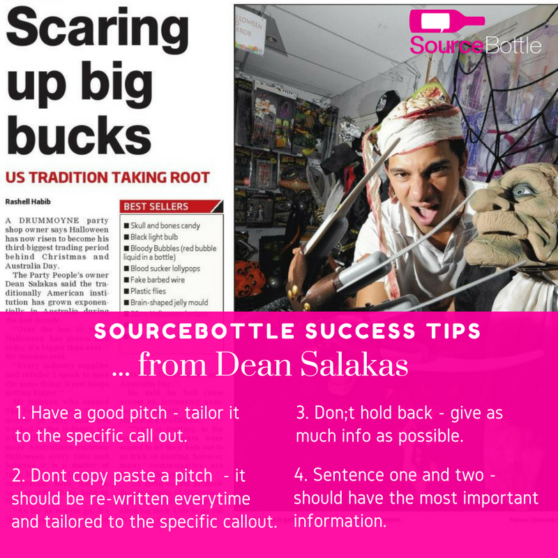 publicity_genie's tweet image. SOURCEBOTTLE SUCCESS: Dean Salakas, The Party People has been using SourceBottle as an SEO tool. Here are his tips for success. #beasource