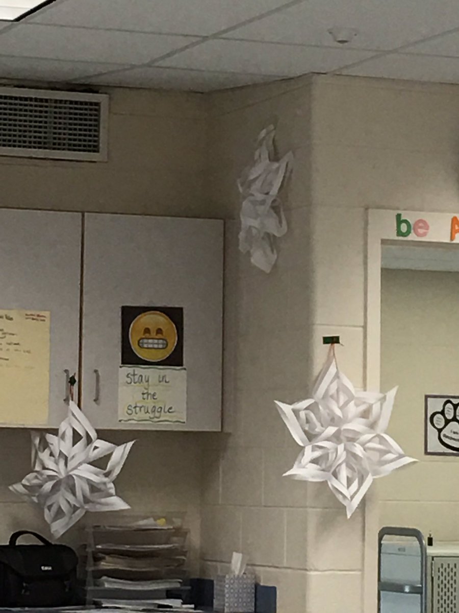 ClassofCrowley5's tweet photo. 'Tis the season to annotate. And it snowed giant geometric snowflakes on the winter solstice! #ellingcen https://t.co/ZFsrTVCgUJ