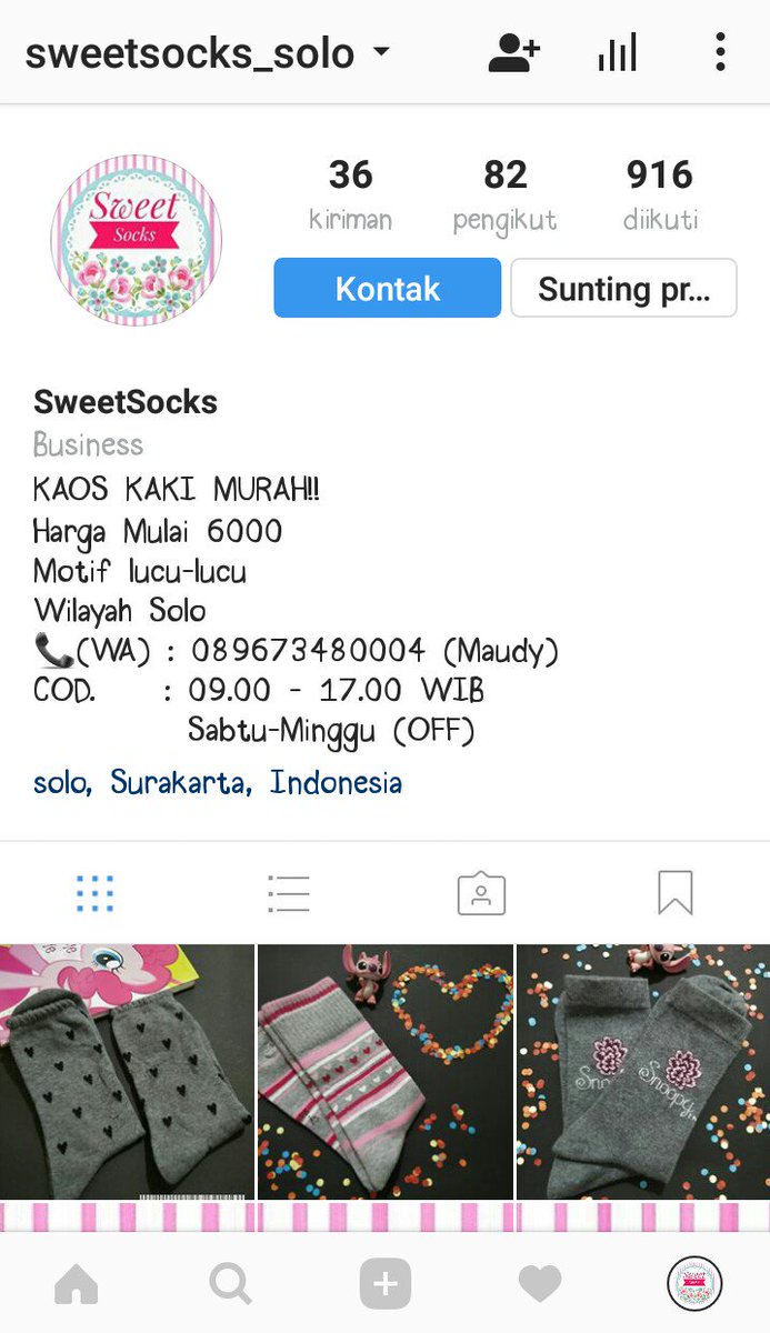 MaudyCp's tweet photo. Follow ig sweetsocks_solo 💕💕
Tersedia kaos kaki motif lucu-lucu 
Harga mulai dari Rp. 6000
chat melalui 📱 wa 089 67 34 80004 https://t.co/Aupg05x6rd