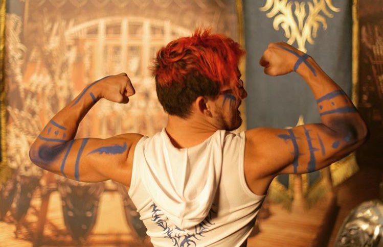 Got that tiny waist and arms that can kill.

There's more to see, but only if one can handle the thrill.