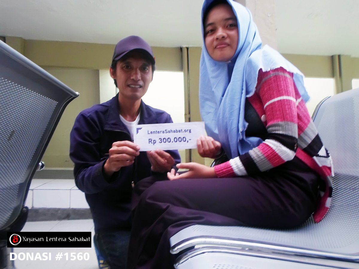 Donasi 1560 dari Anda telah kami serahkan kepada Chindy (Kebocoran Ginjal)