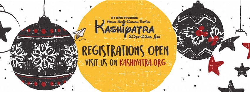 KY_IITBHU's tweet photo. As we are inching towards the 3 days of #cult fest, #Kashiyatra, the registrations are open on the #KY website.
#KY17 #90s #KYisComing #IIT https://t.co/bZfr9hFM73