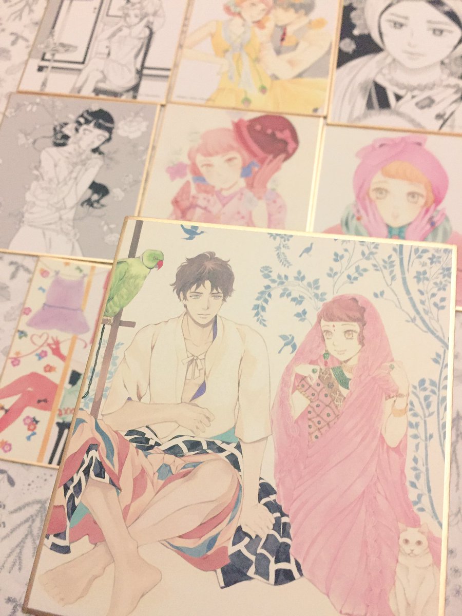 マダム・プティの万里子様は着てる服の素材からしてかわいいんだ‥‥このイラストはニーラムが可愛くて好き😭