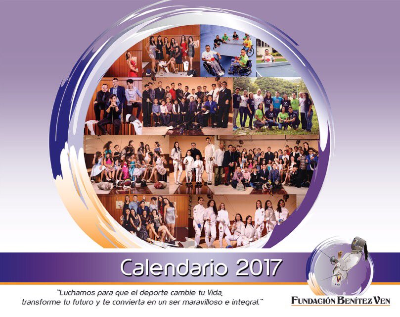 Ya listo nuestro calendario 2017 !!!!