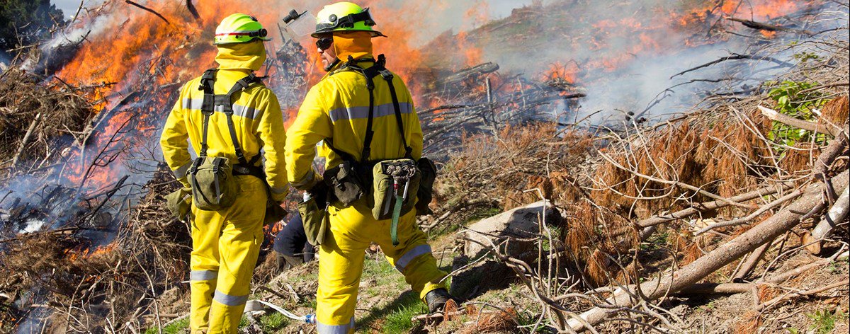 NZ Rural Fires Plimmerton burn off