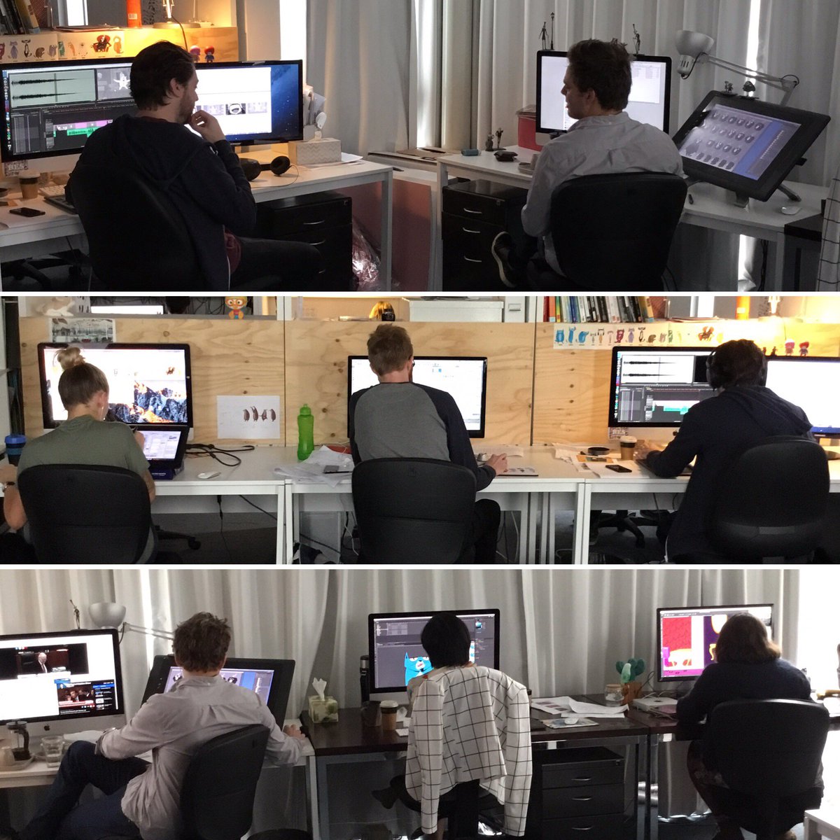besanimation's tweet photo. Designers and Boarders hard at work on Kitty #kittyisnotacatseries #bogananimation #2Danimation #backoftheirheads https://t.co/AZCEuirIWl
