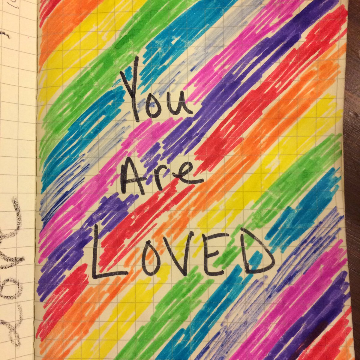 theCraftCommons's tweet photo. You are loved. #handmadewithlove #craftivism #hyattsville https://t.co/djZzKlQvMu