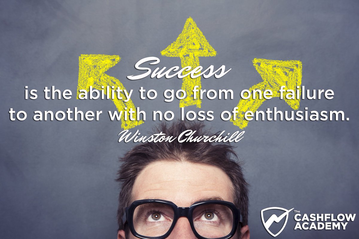 andytannerstock's tweet photo. Success is the ability to go from one failure to another with no loss of enthusiasm. #winstonchurchill #success https://t.co/94erZqpv9h