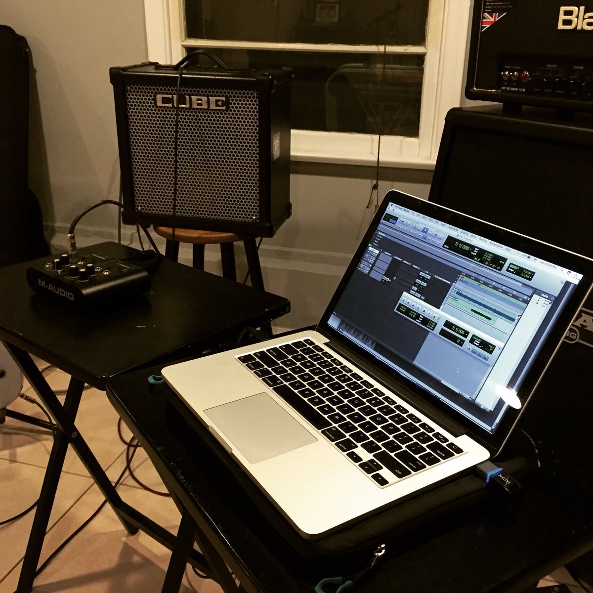 TormentorDmns's tweet photo. Upping the recording game for Tormentor Of Dimensions!! Pro Tools cyber bullied the shit out of me! #ProTools #recording #headache #metal https://t.co/UDOKNjEzSU