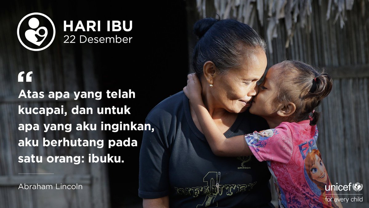 Unicef Indonesia On Twitter Selamat Hari Ibu Untuk Semua Perempuan Hebat Yang Telah Berjuang Melahirkan Dan Membesarkan Anak Anak Penerus Bangsa Https T Co Uz090wt3gj Twitter