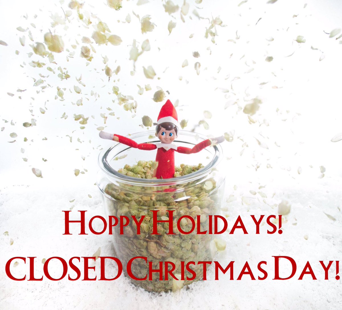 oddotterbrewing's tweet photo. #HoppyHolidays from us to you!  Our tasting room will be closed 12/25 but back open for all your #craftbeer needs on 12/26!  #KeepItOdd 🍻🍻 https://t.co/CWlvXCZZyQ