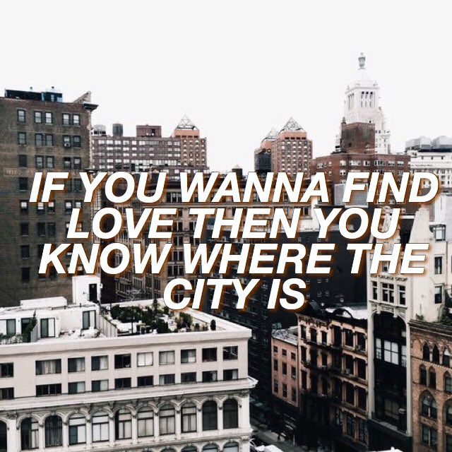 ALLCAPSLYRICS's tweet image. The City x A Change Of Heart // The 1975