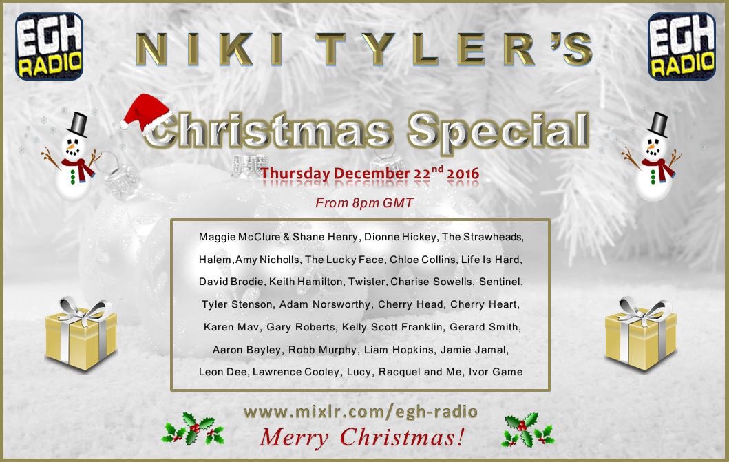 Playing on my <a href="/EGHRadio/">EGH Radio</a> Christmas Special #LIVE pop show tonight <a href="/TheRobbMurphy/">Robb Murphy</a> <a href="/LostNoMoreBand/">Lost No More</a> @MrJamieJamal