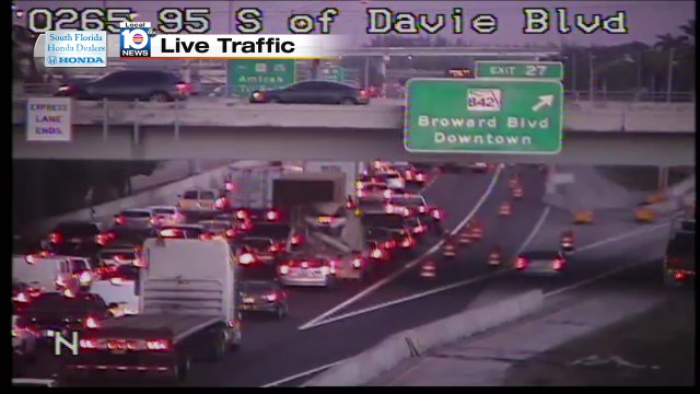 Crash on I-95 NB at Davie Blvd #traffic https://t.co/1RmnaUqh8J