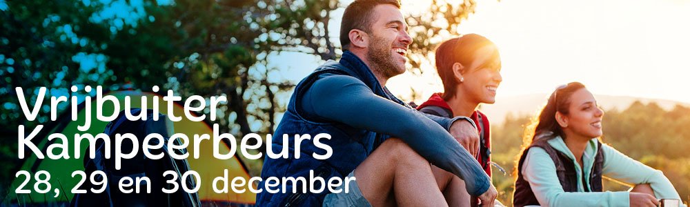 BestCampNL's tweet photo. Beste voorpret is vakantie-voorpret. Kom in vakantiesfeer op de Kampeerbeurs. Roden/Gouda 28,29,30 dec @VrijbuiterNL https://t.co/IV0fAIFWao https://t.co/Fg5bvZuUxk