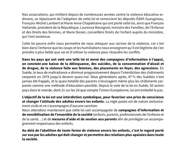 StopVEO's tweet photo. 🎉 JOURNÉE HISTORIQUE !!! 🎉
La France vient d'abolir les châtiments corporels sur les enfants ! #stopVEO #endcorporalpunishment https://t.co/LX8SUZLjCl