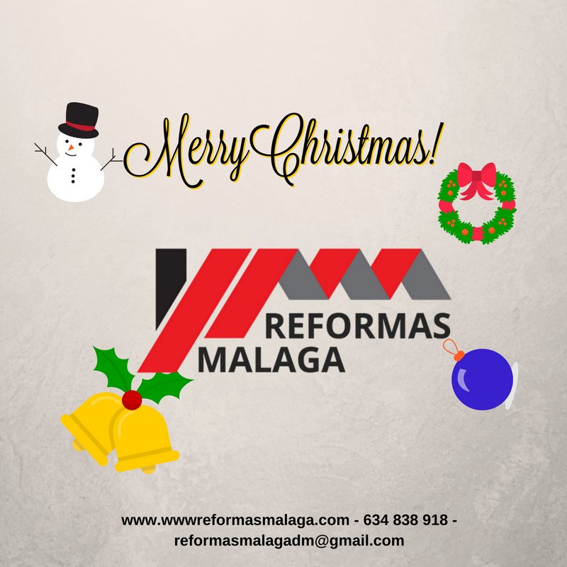 ReformasMalagaD's tweet photo. En el nombre de Reformas @ReformasMalagaD y en el mío mismo, os deseamos ¡Feliz Navidad! https://t.co/HE6ofQ44fC