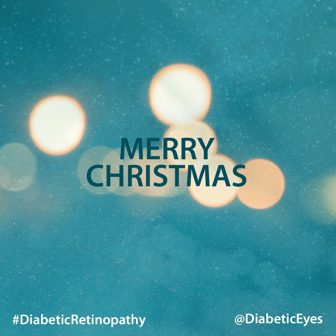 Merry Christmas from us here at DiabeticEyes! Keep with the gift of sight this year and spread the word about #DiabeticRetinopathy