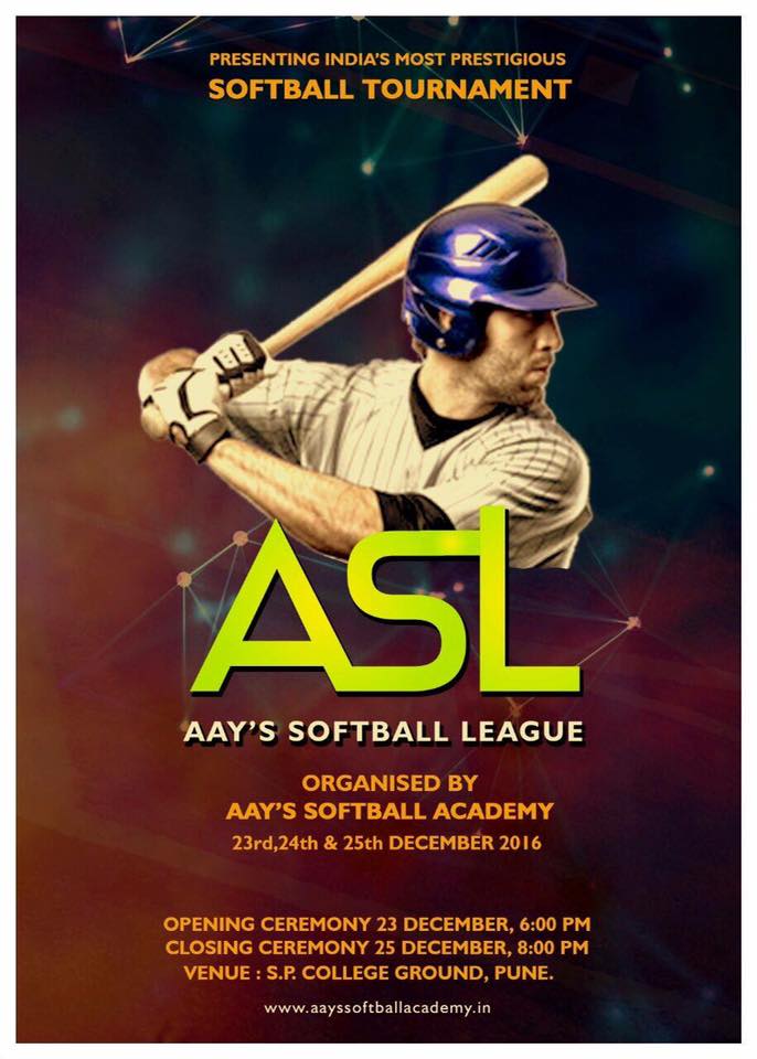 tanaysarpotdar's tweet photo. #ASL2016 most prestigious @Softball tournament in #India is here! All of you are invited for this sports frenzy this weekend!!! https://t.co/pDuLmaaT9l